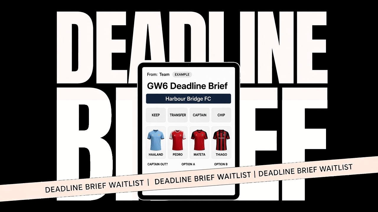Deadline Brief on iPad with DEADLINE BRIEF type behind it